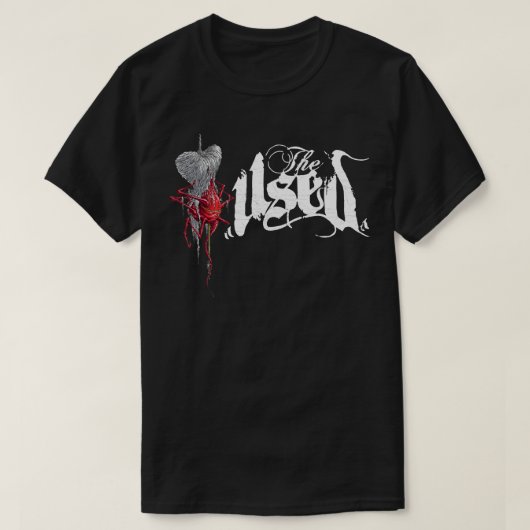 The used in Love and Death American Rock band T-shirt (Design voorkant)