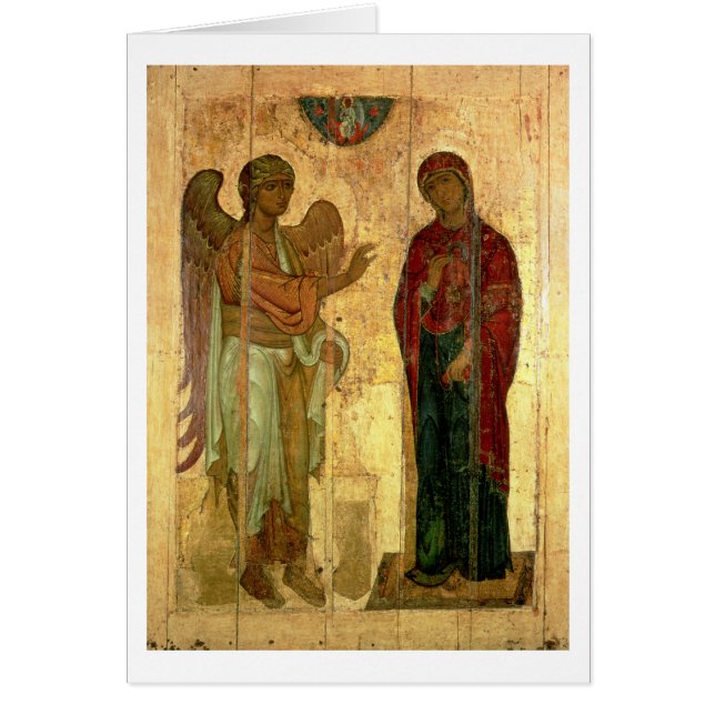 The Ustiug Annunciation, c.1130-40 (tempera on pan (Voorkant)