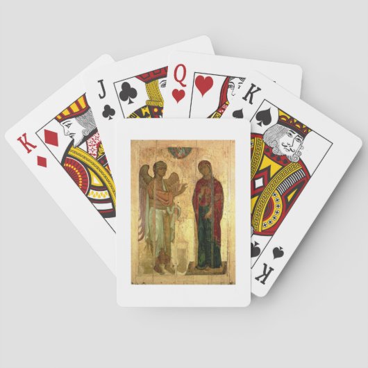 The Ustiug Annungation, c.1130-40 (tempera on pan Speelkaarten (Achterkant)