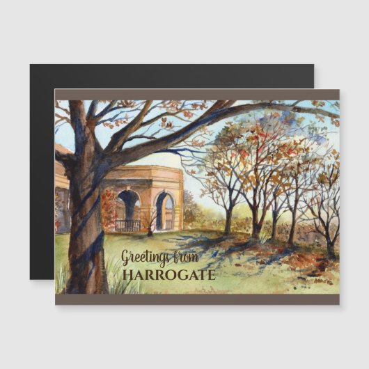 The Valley Gardens Harrogate van Farida Greenfield (Voorkant / Achterkant)