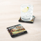 The Valley Gardens Harrogate van Farida Greenfield Bier Onderzetter (Rechterzijde)