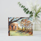 The Valley Gardens Harrogate van Farida Greenfield Feestdagenkaart (Staand voorkant)