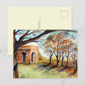 The Valley Gardens Harrogate van Farida Greenfield Feestdagenkaart (Voorkant / Achterkant)