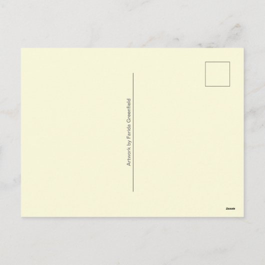 The Valley Gardens Harrogate van Farida Greenfield Feestdagenkaart (Achterkant)