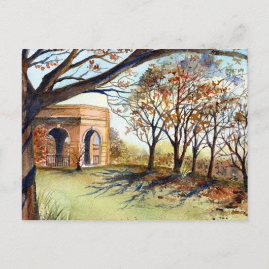 The Valley Gardens Harrogate van Farida Greenfield Feestdagenkaart (Voorkant)