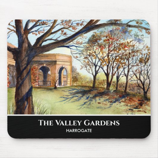 The Valley Gardens Harrogate van Farida Greenfield Muismat (Voorkant)