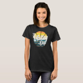 The Valley Oop Basketball Phoenix Retro Sunset Bas T-shirt (Voorkant volledig)