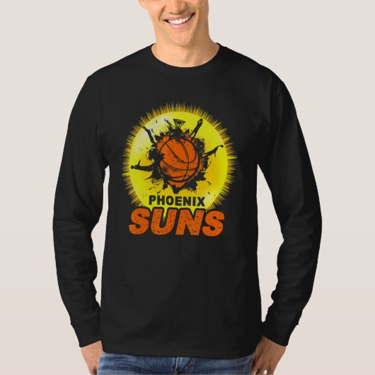 The Valley Pixel Sun Rise Phoenix Arizona Basketba T-shirt (Voorkant)