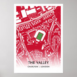 The Valley Poster, de thuisbasis van Charlton Athl Poster