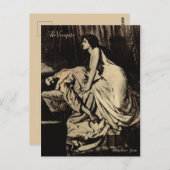 The Vampire (1897) - Philip Burne-Jones Briefkaart (Voorkant / Achterkant)