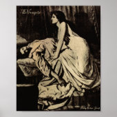 The Vampire (1897) - Philip Burne-Jones Poster (Voorkant)