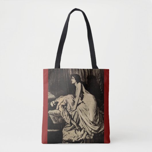 The Vampire (1897) - Philip Burne-Jones Tote Bag (Voorkant)