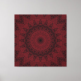 The Vampire Mandala Canvas Afdruk