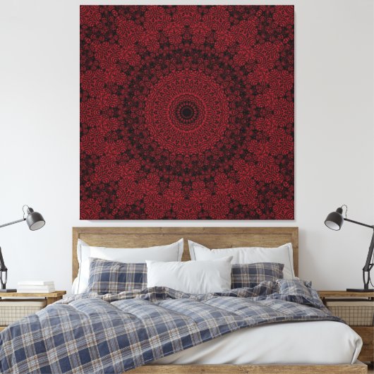 The Vampire Mandala Canvas Afdruk (Insitu (Slaapkamer))