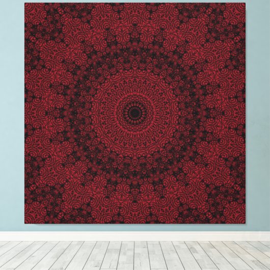 The Vampire Mandala Canvas Afdruk (Insitu (Houten vloer))