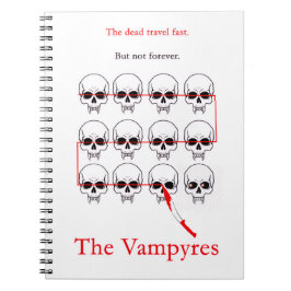 The Vampyres - gekruiste schedels Notitieboek