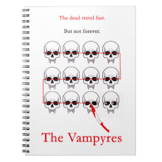 The Vampyres - gekruiste schedels Notitieboek