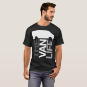 The Van Life Logo  Greyscale T-shirt (Voorkant volledig)