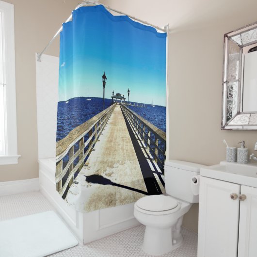 The Vanishing Point Douchegordijn (In situ)