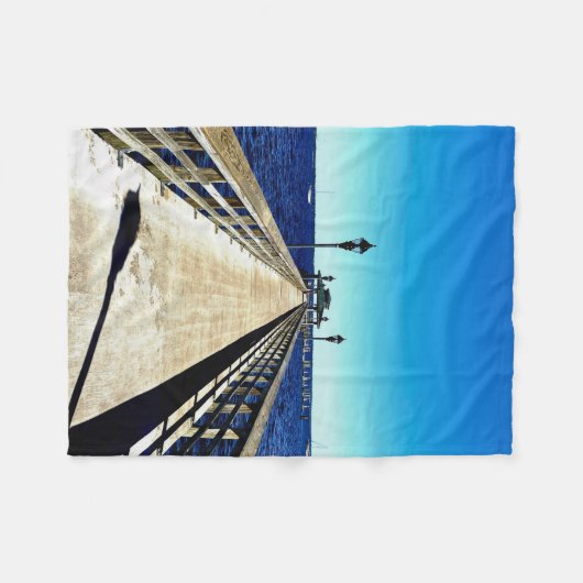 The Vanishing Point Fleece Deken (Voorkant (Horizontaal))