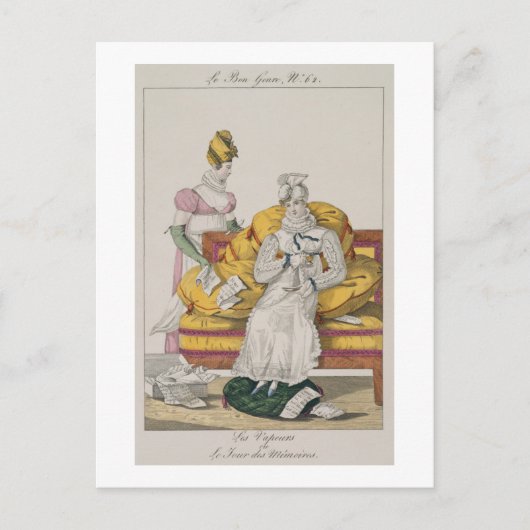 The Vapors or The Accounts Day, bord 62 from 'Le Briefkaart (Voorkant)