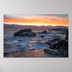 The veerty Foot, Sandycove, County Dublin, Ierland Poster