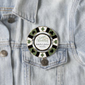 The Vegas Style Wedding Ronde Button 7,6 Cm (In situ)