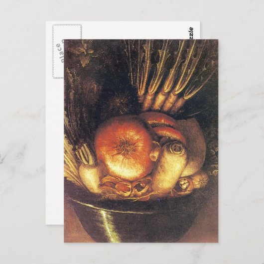 The Vegetable Bowl by Giuseppe Arcimboldo Briefkaart (Voorkant / Achterkant)