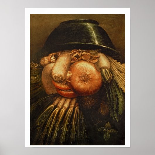 The Vegetable Gardener, c.1590 (olie op het paneel Poster (Voorkant)
