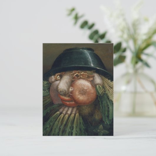 The Vegetable Gardener - Giuseppe Arcimboldo Briefkaart (Staand voorkant)
