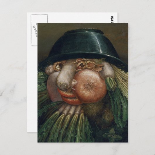 The Vegetable Gardener - Giuseppe Arcimboldo Briefkaart (Voorkant / Achterkant)