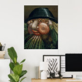 The Vegetable Gardener - Giuseppe Arcimboldo Poster (Thuiskantoor)