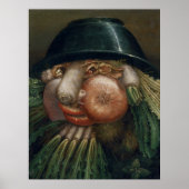 The Vegetable Gardener - Giuseppe Arcimboldo Poster (Voorkant)