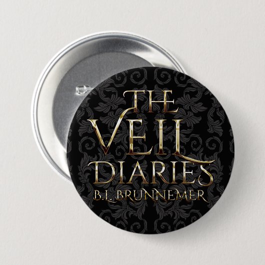 The Veil Diaries Ronde Button 7,6 Cm (Voorkant /achterkant)