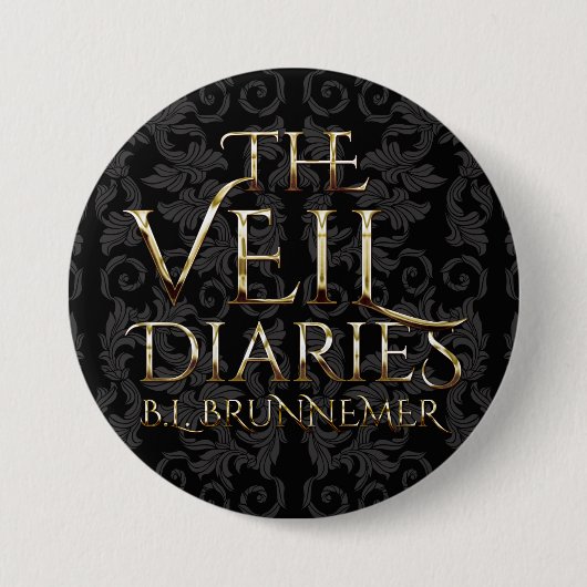 The Veil Diaries Ronde Button 7,6 Cm (Voorkant)