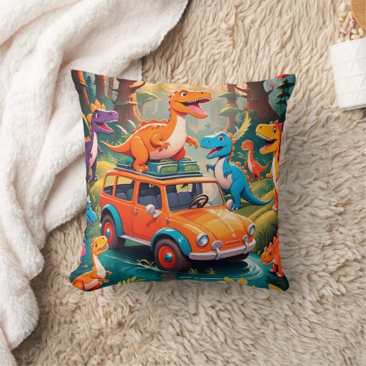 The Velociraptors Family Vacation  Kussen (Deken)