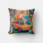 The Velociraptors Family Vacation Kussen (Voorkant)