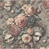 The Velvet Crash - Gotisch Victoriaans ontwerp Sticker (Voorkant)