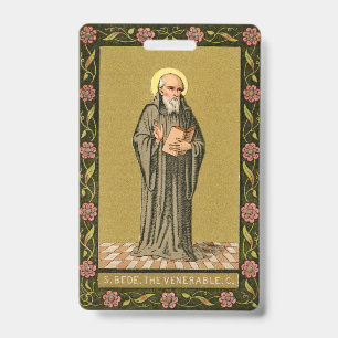 The Venerable Bede Preaching (P.008; gebed) Badge