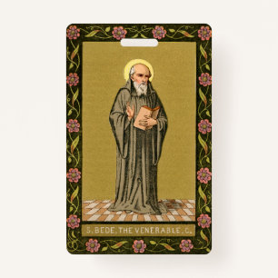 The Venerable Bede Preaching (P.008; gebed) Badge