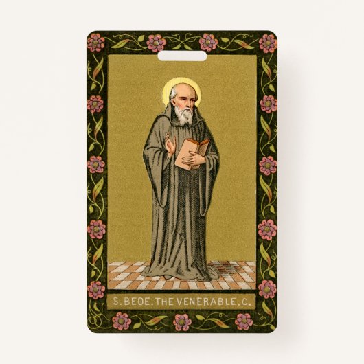 The Venerable Bede Preaching (P.008; gebed) Badge (Voorkant)
