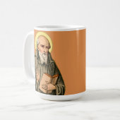 The Venerable Bede Preaching (P.008; gebed) Koffiemok (Voorkant links)