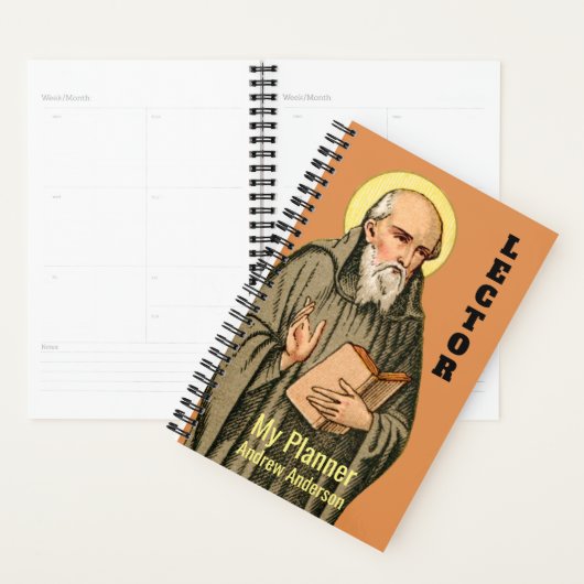 The Venerable Bede Preaching (P.008; gebed) Planner (Display)