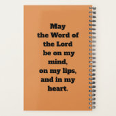 The Venerable Bede Preaching (P.008; gebed) Planner (Achterkant)