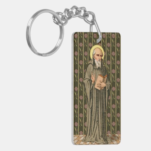 The Venerable Bede Preaching (P.008; gebed) Sleutelhanger (Voorkant Links)