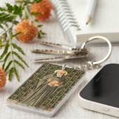 The Venerable Bede Preaching (P.008; gebed) Sleutelhanger (Voorkant Rechts)