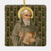 The Venerable Bede Preaching (P 008; Quote) Keramisch Ornament (Voorkant)