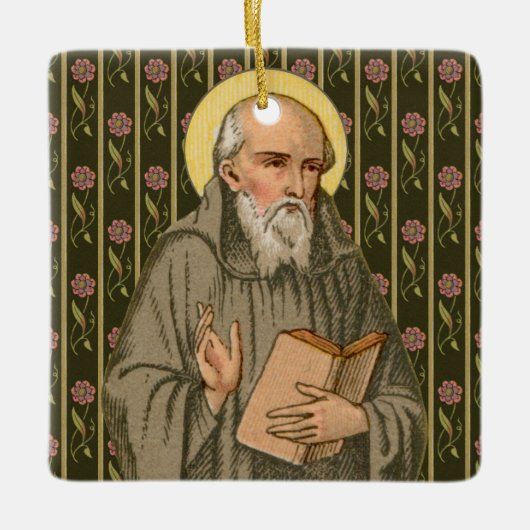 The Venerable Bede Preaching (P 008; Quote) Keramisch Ornament (Voorkant)