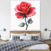 The Versatility of Blooming Roses in Art Canvas Afdruk (Insitu (Slaapkamer))