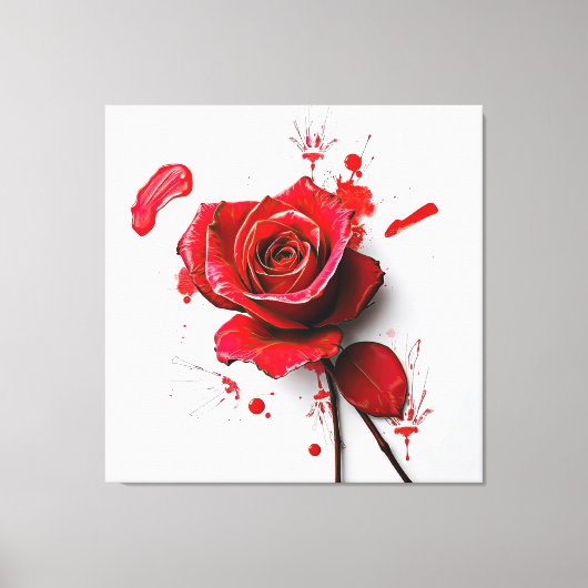 The Versatility of Blooming Roses in Art Canvas Afdruk (Voorkant)
